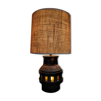 Vintage brutalist table lamp