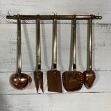 Copper kitchen utensils