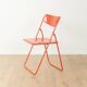 Timeless TED folding chairs by Niels Gammelgaard for IKEA from the 1970s in red (set of 4)