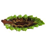 Mid-Century Majolica Centerpiece by Vallauris, Handmade, 1950s France