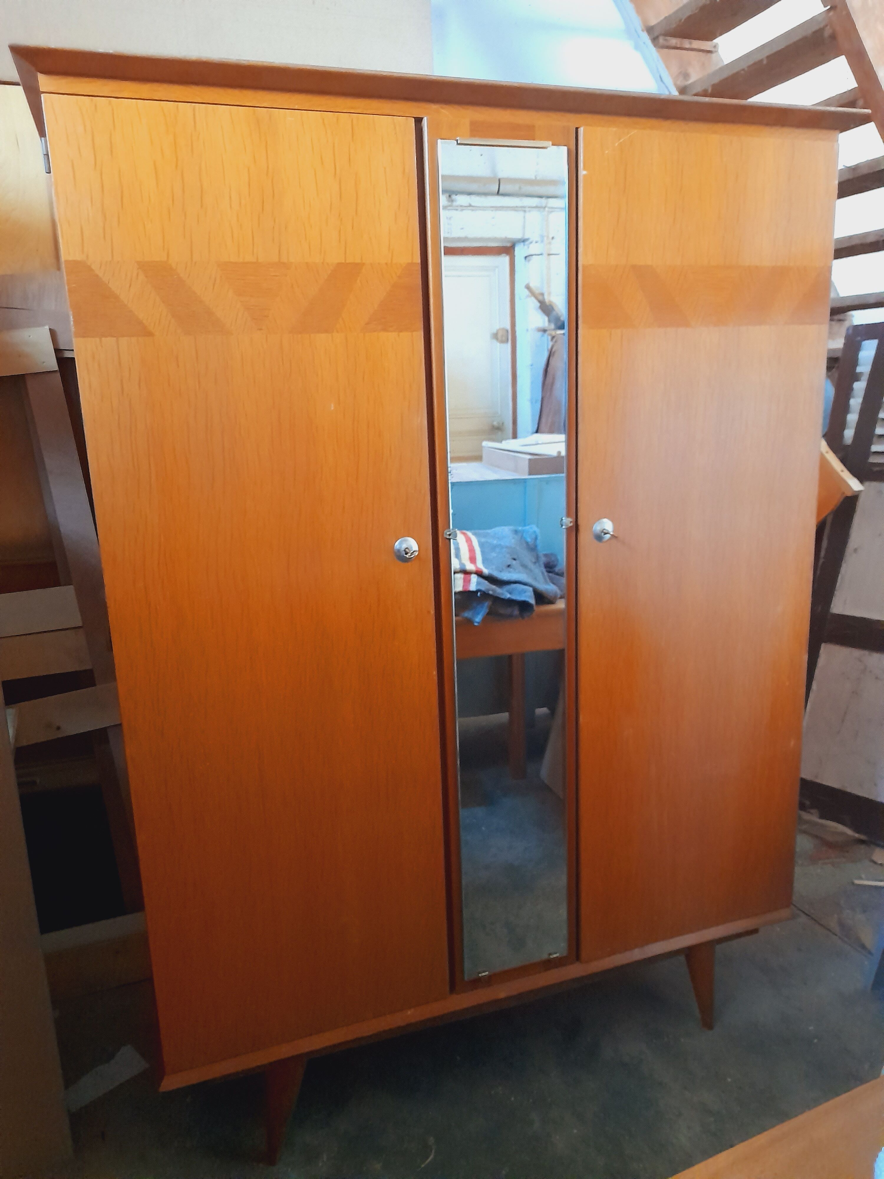 Vintage feet compass cabinet