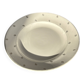 Plat circulaire modèle Nico doré Digoin Sarreguemines D30,5