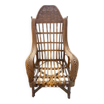 Rattan armchair