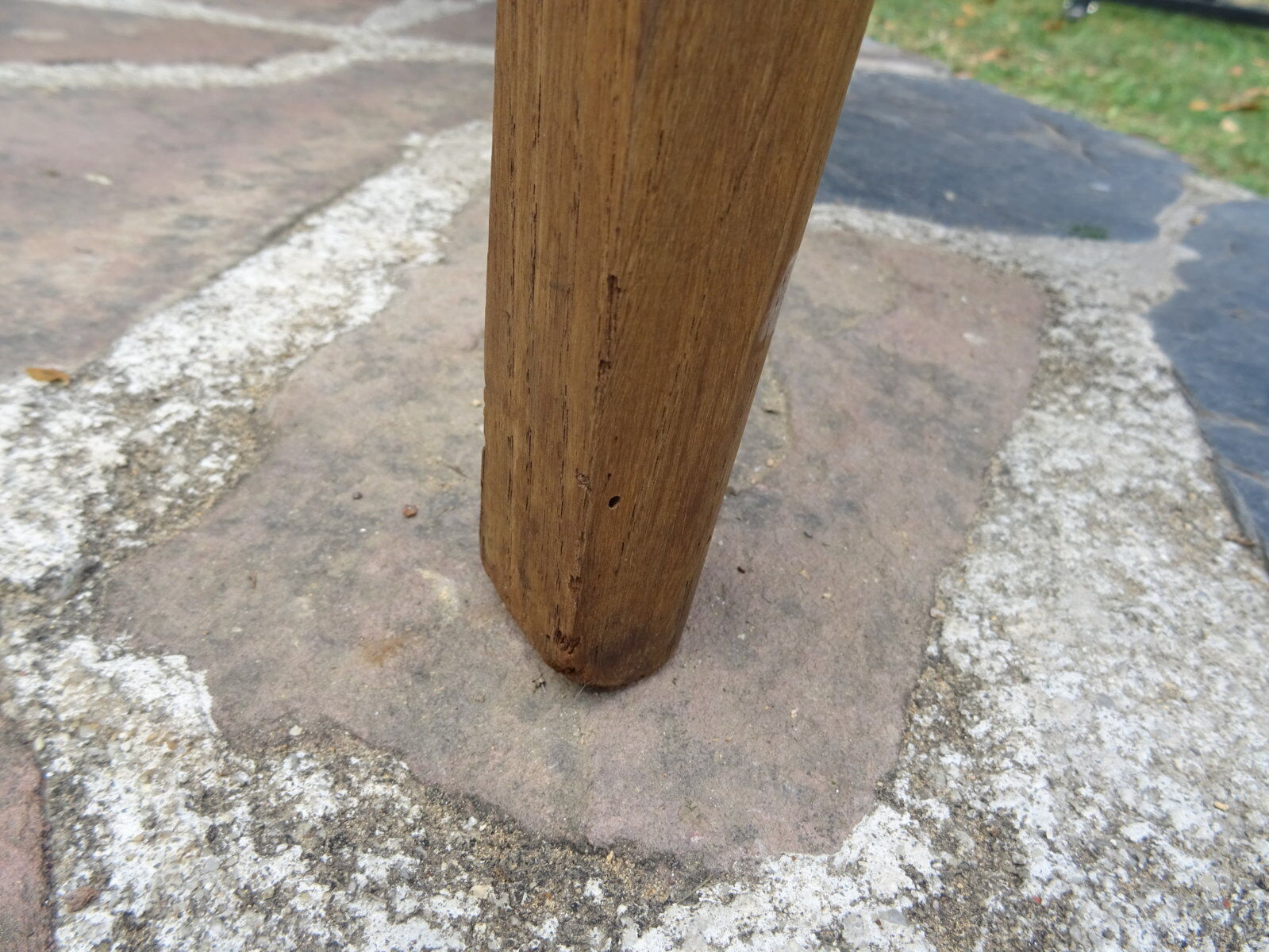 Oak cloakroom bench 247 cm