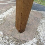 Oak cloakroom bench 247 cm