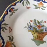 Plate signed geo martel old rouen