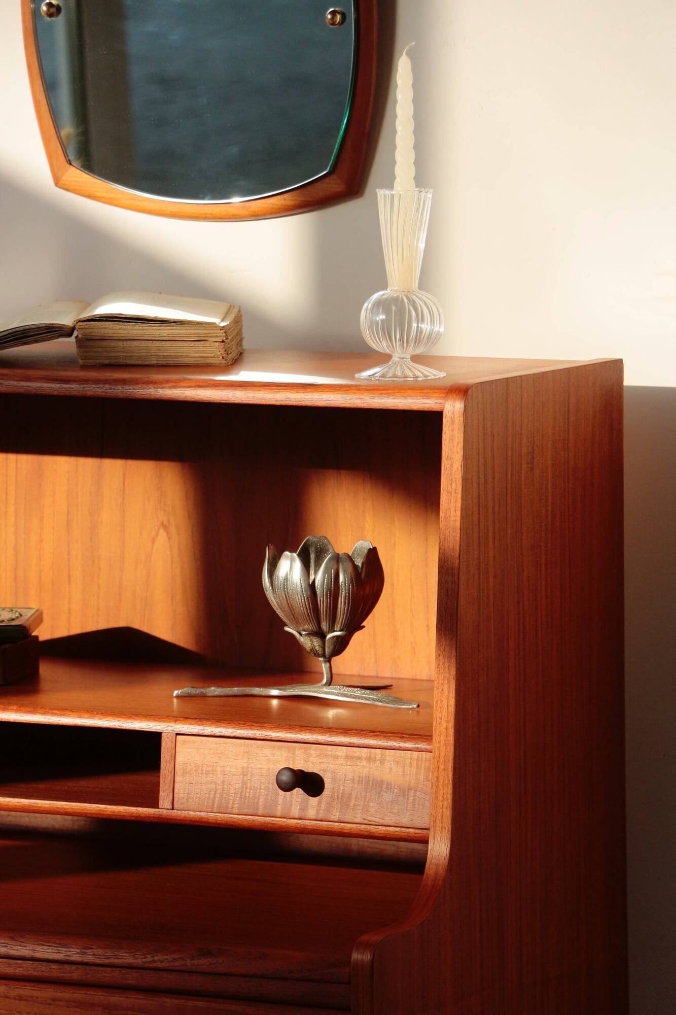Secrétaire scandinave en teck - MSE Mobler 1960