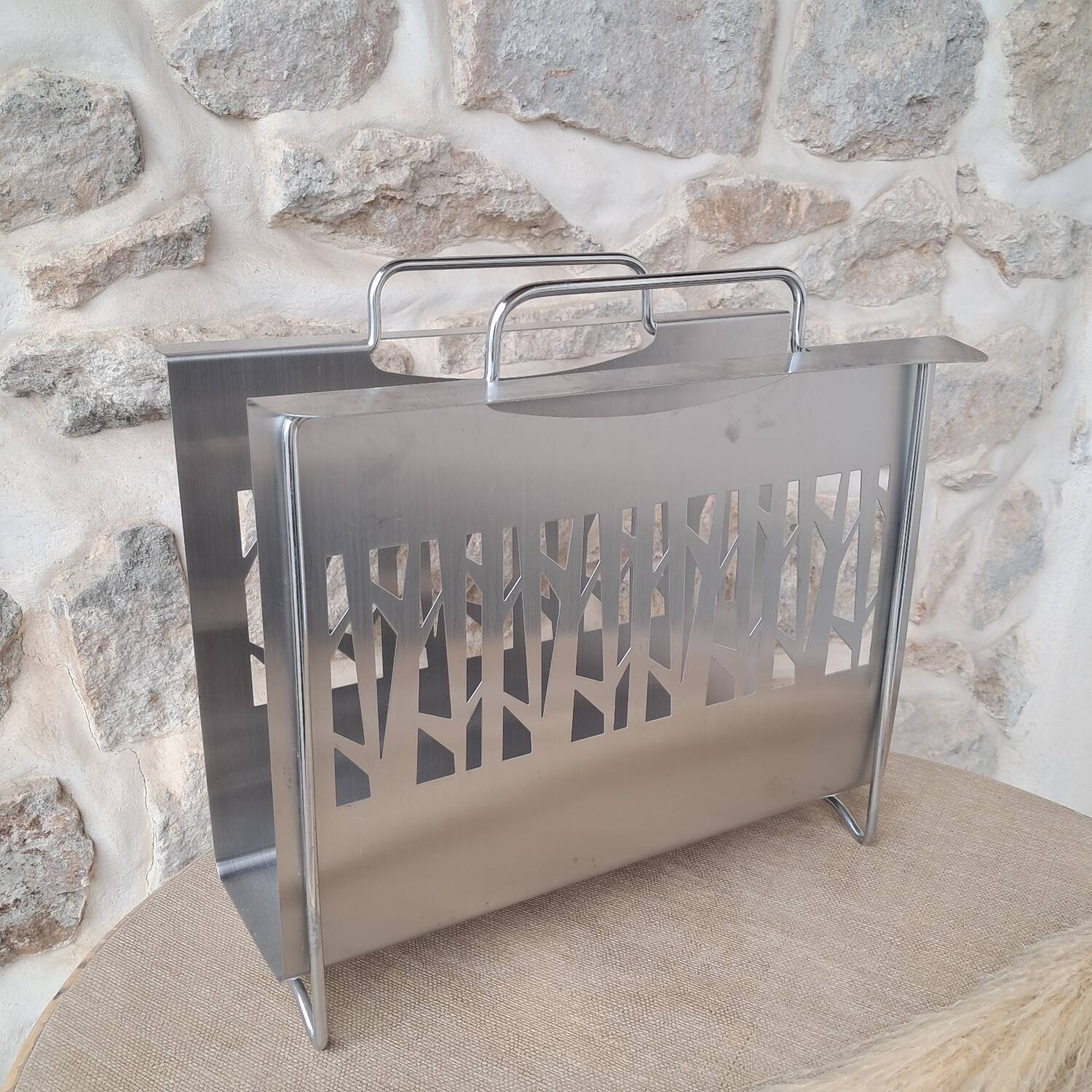 Vintage magazine rack