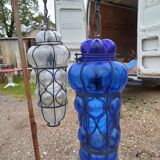 Pair of Blown Glass Suspensions