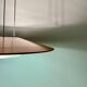 Suspension italienne moderne OVNI en cuivre et Murano, Foscarini 1980