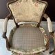 Paire de fauteuil cabriolet, bergères de style Lous XV