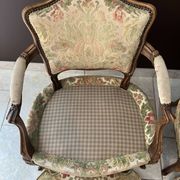 Pair of convertible armchairs, Lous XV style bergères