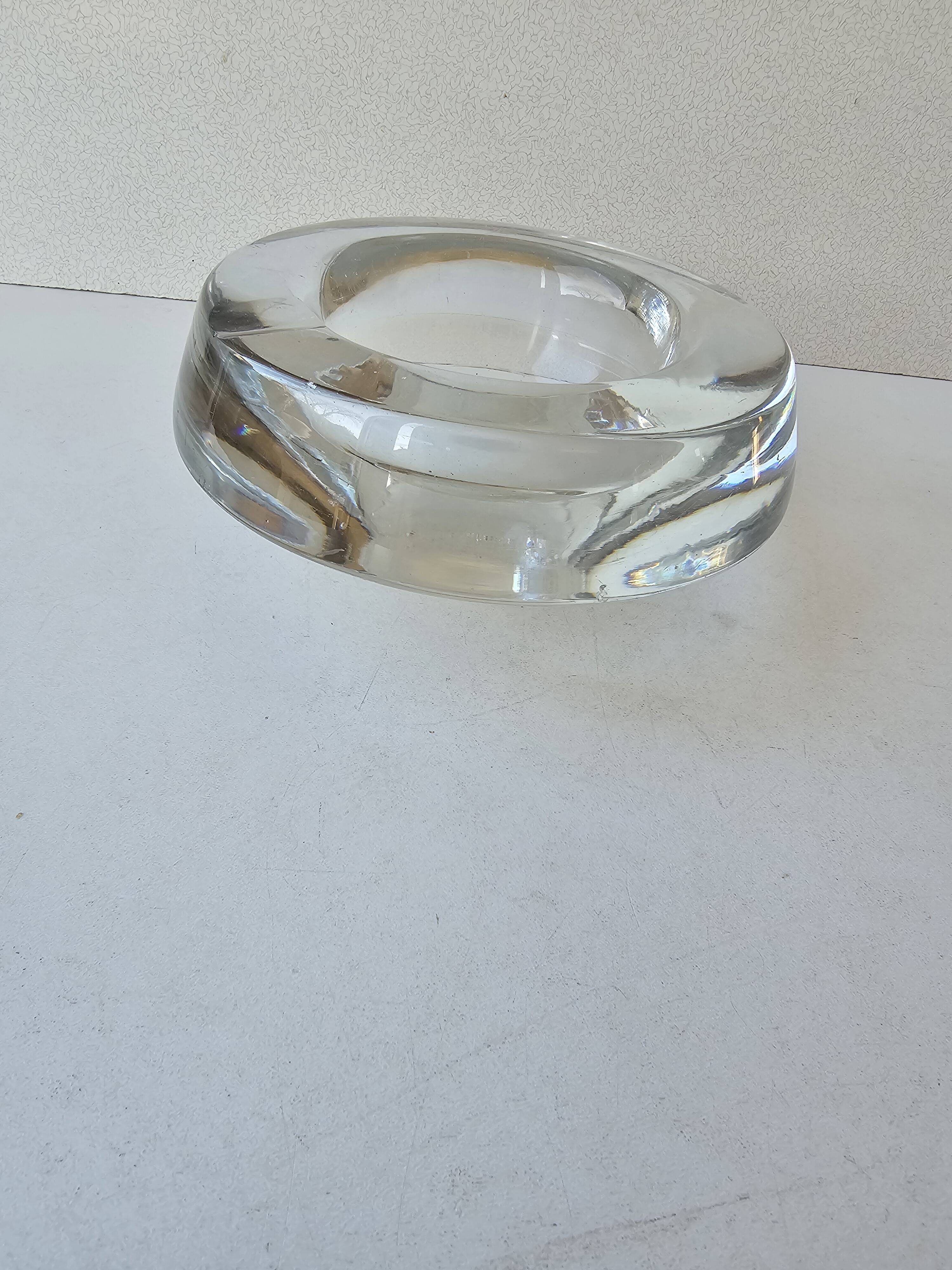 Glass ashtray - Signature logo monogram CL