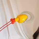 Multicolored articulated floor lamp, postmodern, 1980