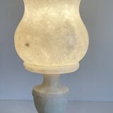 70s Tulip LAMP in ALABASTER Stone
