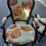 Pair of armchairs Napoleon III