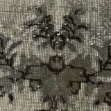 Gray & Black Oriental Vintage Rug, 220x317Cm