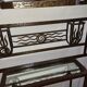 Wrought iron cloakroom art deco style