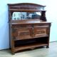 Walnut Sideboard, Art Nouveau – 1900