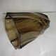 Art deco glass vase smoked from the years 1940/50