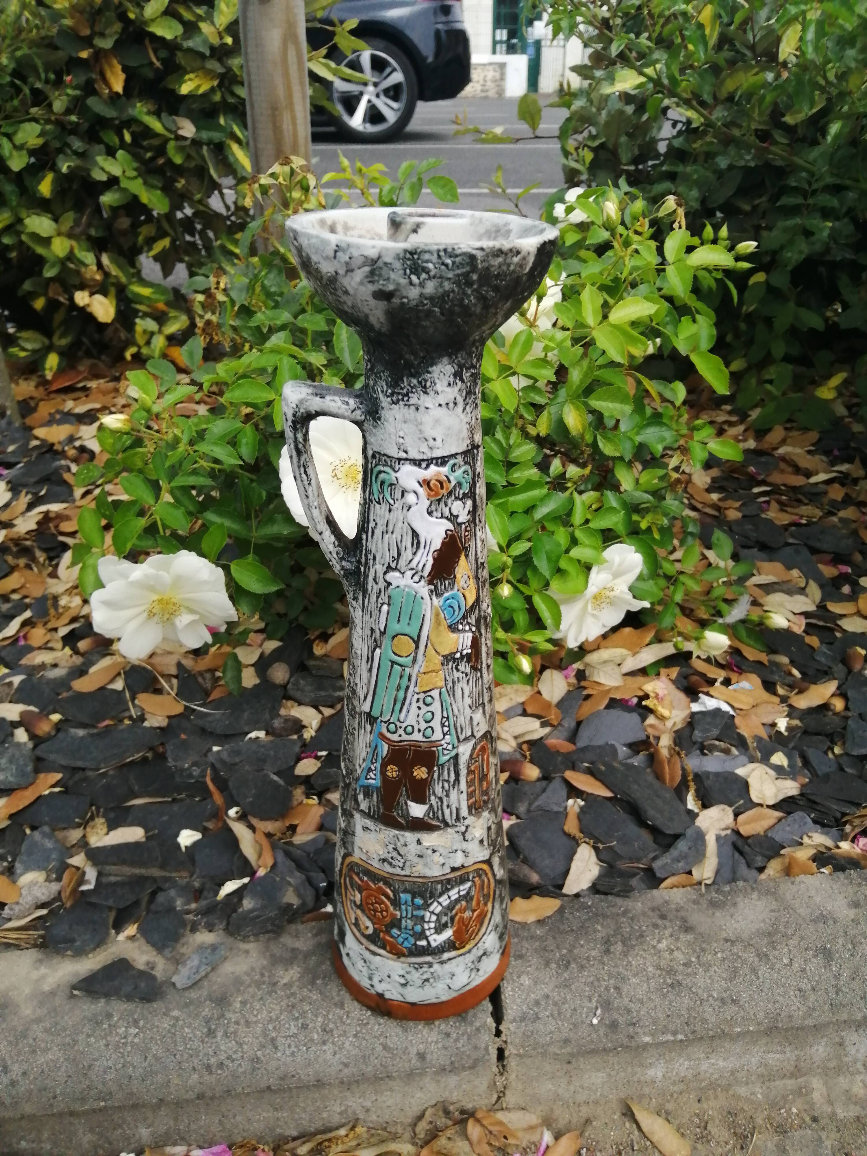 Vase by Aldo Londi for Bitossi Italy