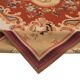 Handmade European Vintage Aubusson Kilim 265 cm x 362 cm