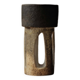 Large sculptural glazed ceramic planter, circa 1970