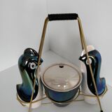 Verceram Condiment Set Circa 1950s