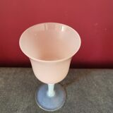 Verre vase Opaline rose