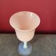 Opaline pink vase glass