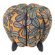 jusqu'à 3 tabourets Art Déco Jindrich Halabala, motif feuille, pouf, ottoman, années 1930