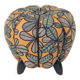 up to 3 Art Deco stools by Jindrich Halabala, leaf pattern, pouf, ottoman, 1930s