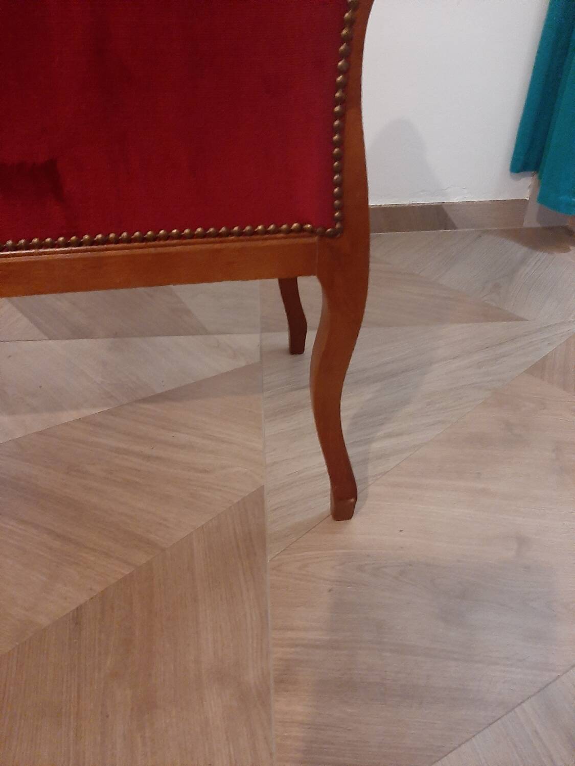 Jolie fauteuil causeuse- meuble entrée-Louis XV