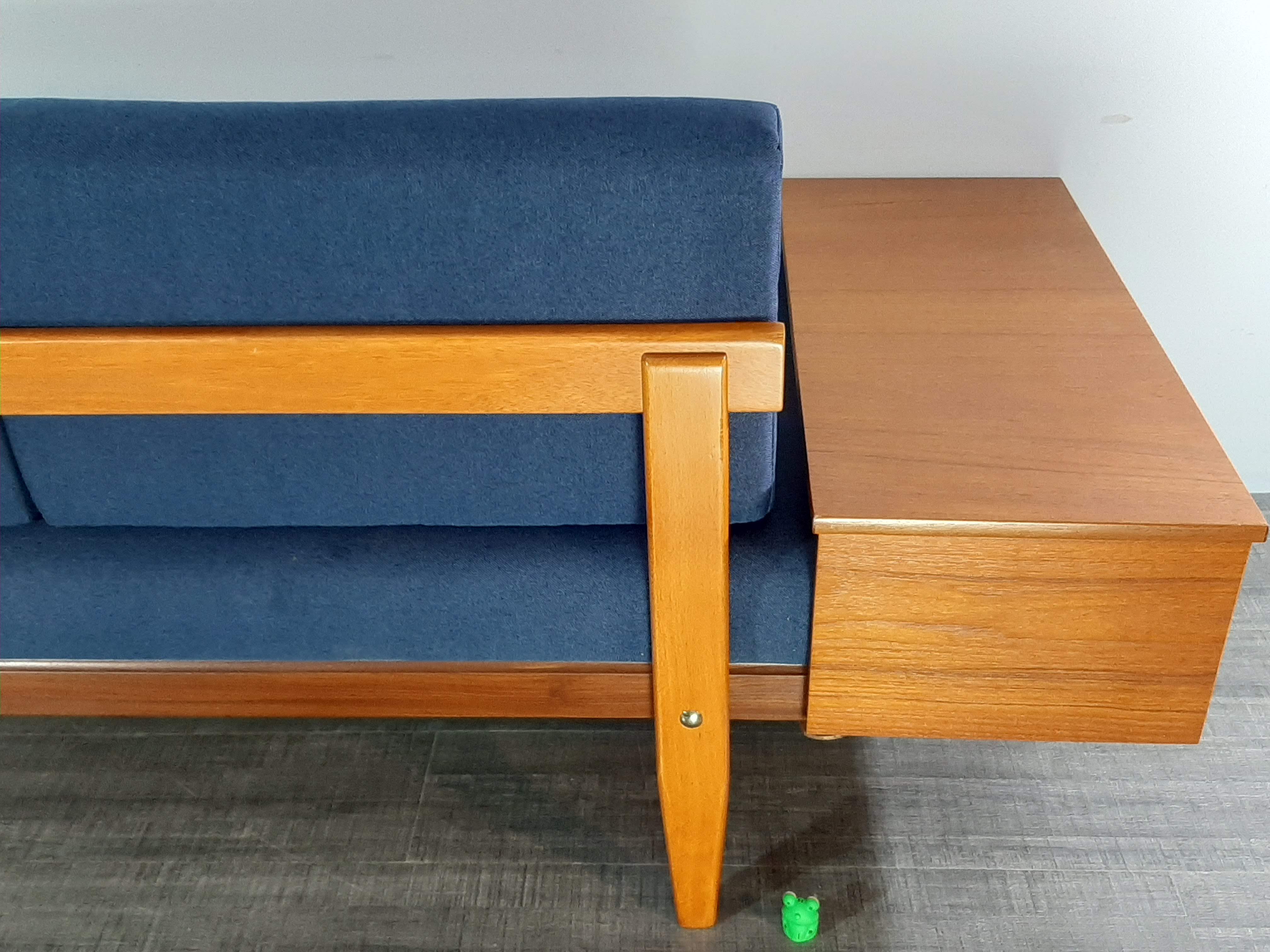 Daybed in Caisson en Teck by Ingmar Relling, Vintage Norwegian 1960s