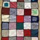 Plaid granny crochet