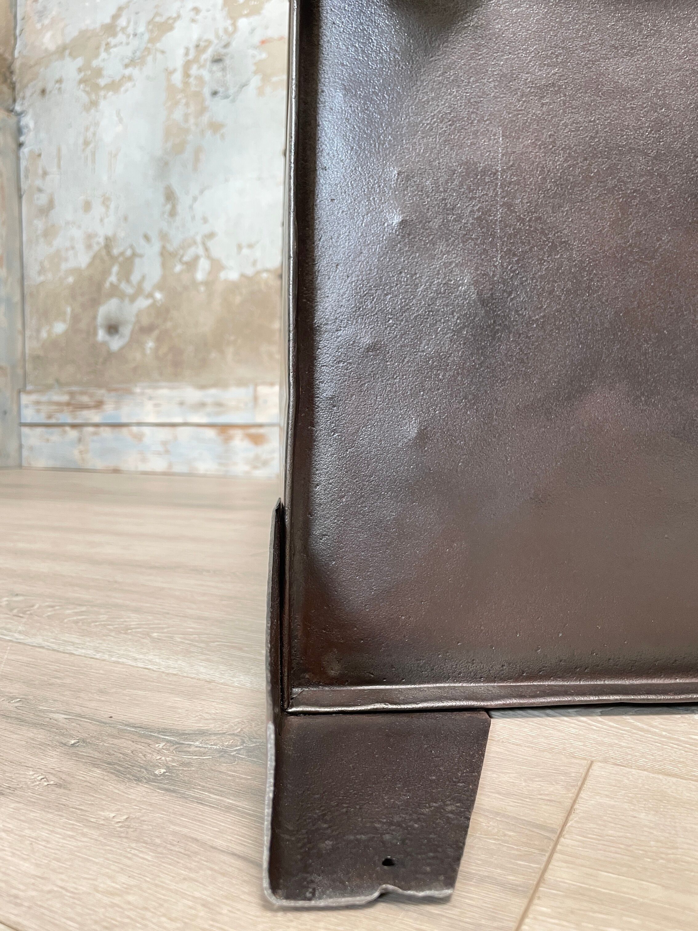 Industrial metal locker room