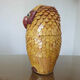 Box "owl" in rattan bamboo 70s