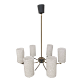 Perspex chandelier with 6 arms of light 1960s