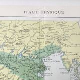 Italy Europe Venice vintage map 43x43cm from 1950
