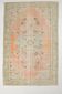 9x10 Soft Peach Turkish Vintage Rug, 186x287 Cm