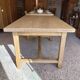 Renovated solid oak farmhouse table