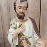Plaster statue of Saint Joseph