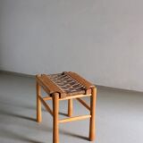 Woven seat stool | France | 1960s