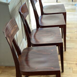Lot de 4 chaises bistrot Fameg