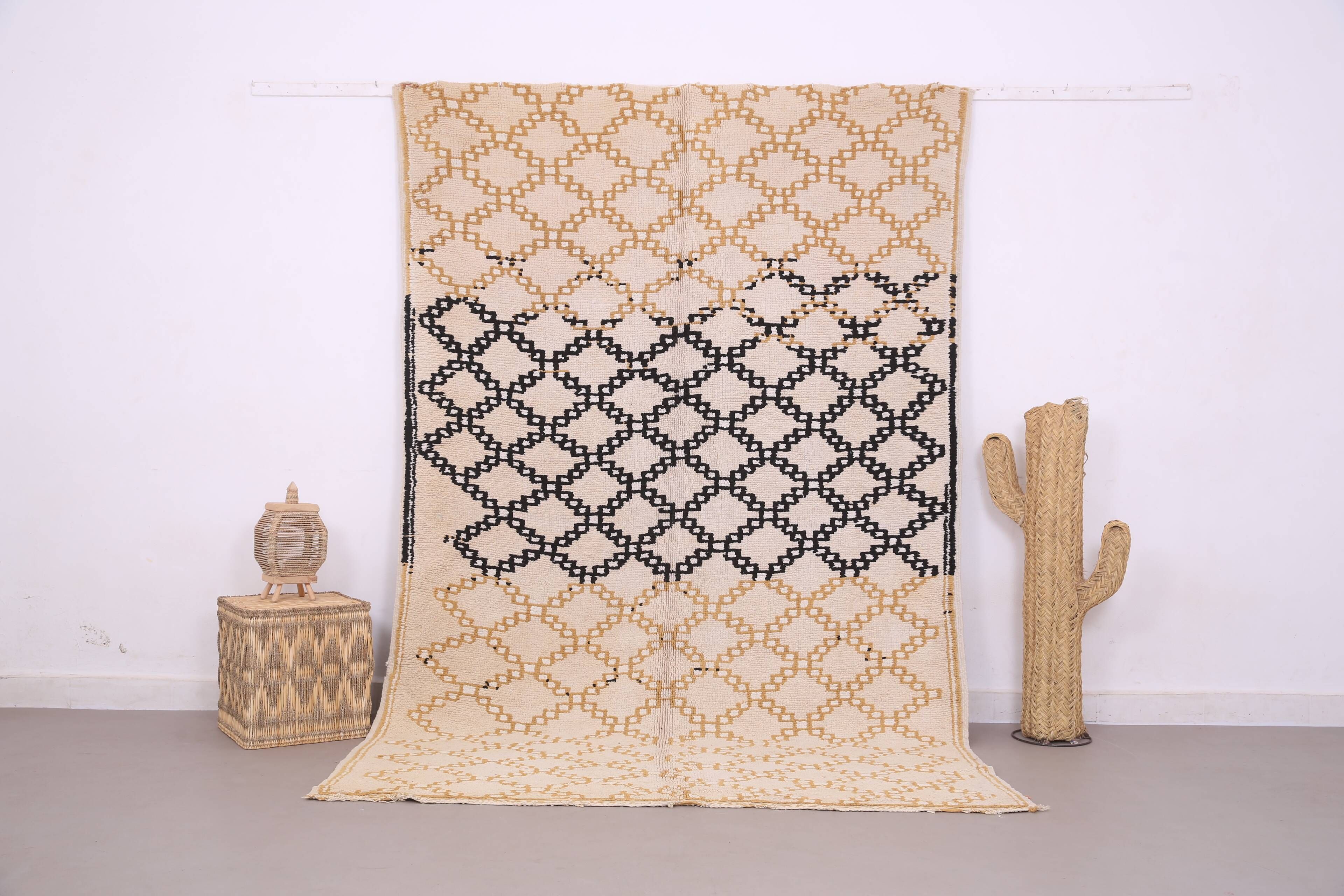 Beige Vintage Moroccan Rug 178 x 286 cm - Berber Wool Rug - Handmade Rug