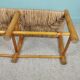 Mulched bench