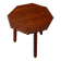 Table d'appoint tripode victorienne antique en chêne, XIXe siècle