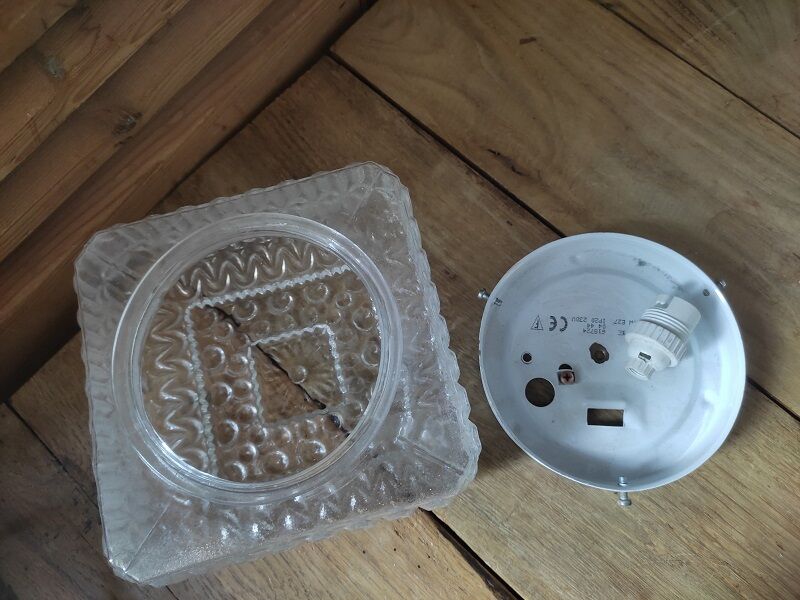 Ceiling lamp wall lamp glass daisy glass metal support