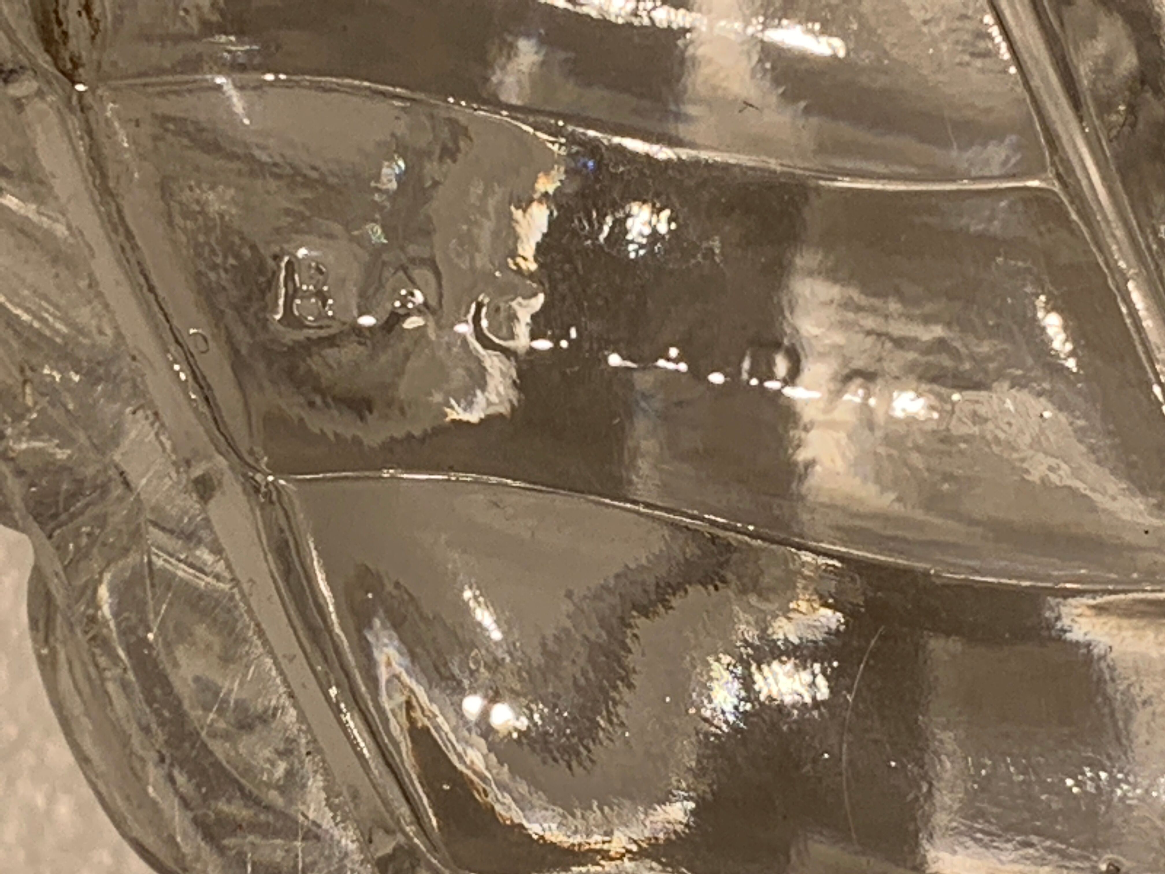 Baccarat crystal centerpiece, Bamboo model, 1900