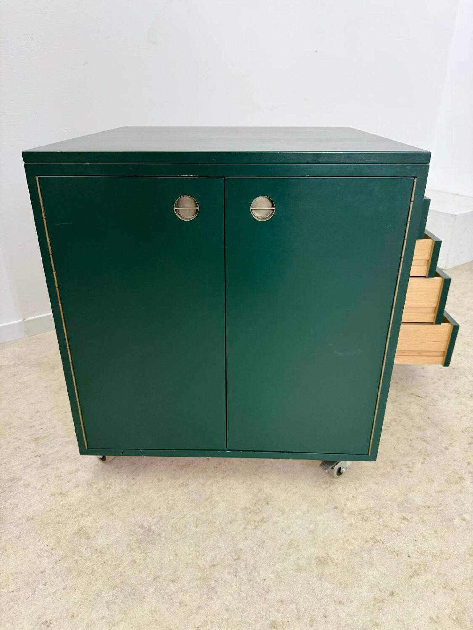 Old small modular desk from the 70s designed by Verena Huber, Flair Boy model